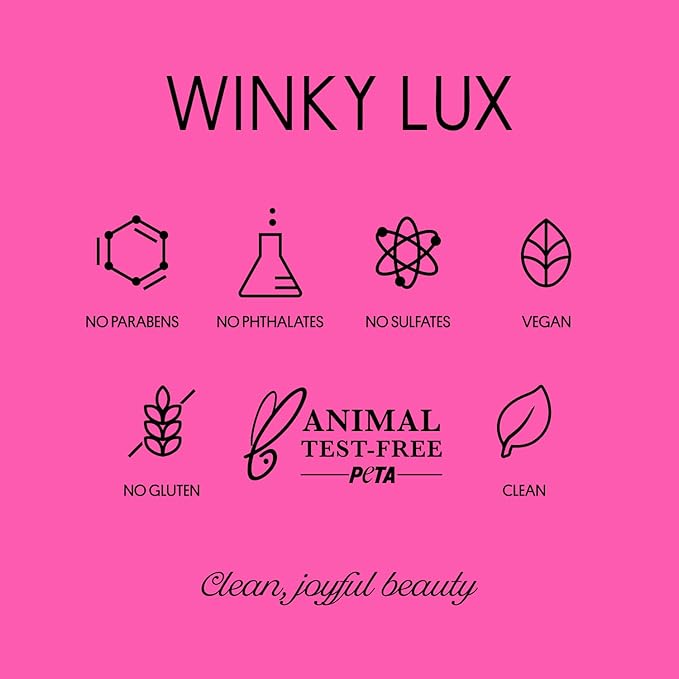 Winky Lux Strawberry Rose Tri-Color Tinted Lip Balm – Hydrating Lip Balm, Sheer Pink Tint, Lip Care with Jojoba Oil & Vitamin E, Moisturizes & Softens Dry Lips, Buttery Soft with Strawberry Rose Scent