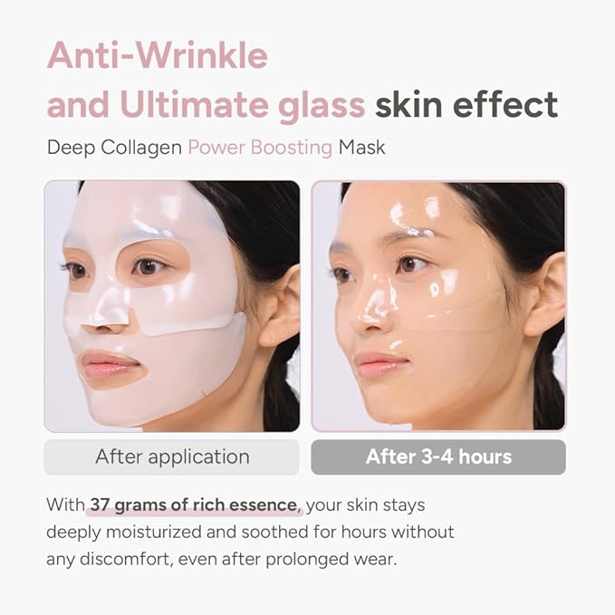 SUNGBOON EDITOR Collagen Glow Bundle Trio: Cream in Serum & Capsule Cream & Deep Collagen Mask(4ea), Gifts for Mom, Korean Skin Care