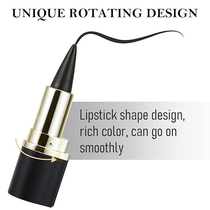 Boobeen Eyeliner Gel Makeup Black Eye liner Pen Matte Waterproof Eyeliner Pencil Quick Drying Eye liner Gel Stick Eye Makeup Long Lasting
