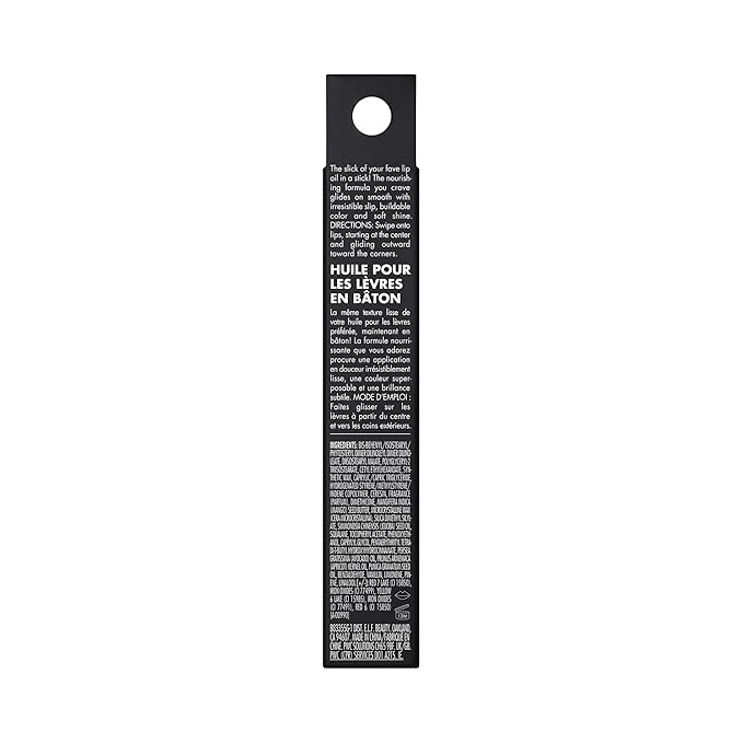 e.l.f. Glow Reviver Slipstick, Tinted Lip Oil Stick, Non-Sticky & Hydrating For A Soft-Shine Finish, Vegan & Cruelty-Free, Jam Packed