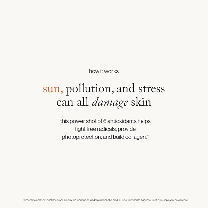 goop Beauty Morning Skin Drink Mix | Beverage Powder to Protect Against Signs of Aging | Vitamin C & E | Lemon Verbena & Orange Flavor | Non-GMO, Gluten-Free, & Vegan | 30 Pack