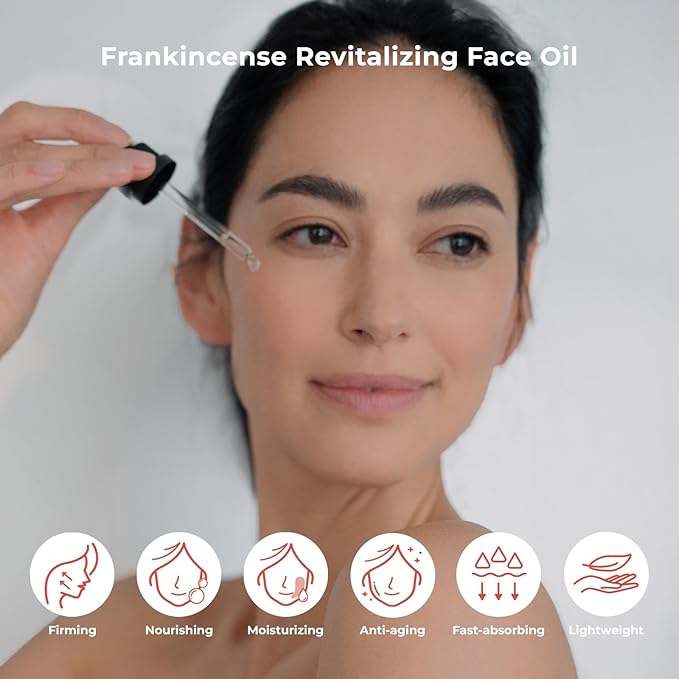 INNA ORGANIC Rejuvenating Face Oil, Anti-aging, Wrinkle Care & non-greasy, EWG & COSMOS Certified | Frankincense Essentil OIls Infused Skincaer | Luxury Clean Beauty