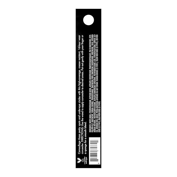 e.l.f. 16HR Camo Concealer, Full-Coverage, Highly-Pigmented Face Concealer With A Matte Finish, Crease-proof, Vegan & Cruelty-Free, Fair Rose
