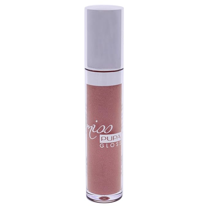 PUPA Milano Miss PUPA Milano Lip Gloss - Shiny, Smooth, Plump - Soft, Innovative Gel Texture - Glides Smoothly On The Lips - For A Moisturizing And Volume Enhancing Effect - 200 Juicy Glaze - 0.17 OZ