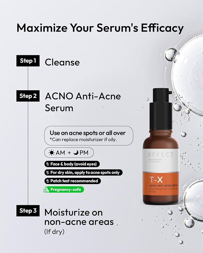 ACNO Anti-Acne Serum for Sensitive Skin - Gentle Blemish Treatment - Fragrance-Free & Non-Drying - 1 Fl Oz