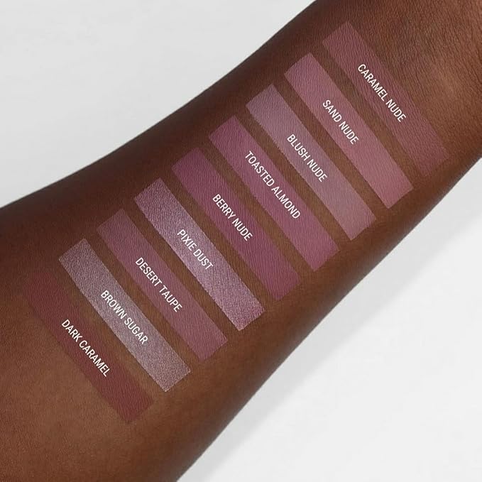 Aromi Matte Liquid Lipstick | Light, Pale Pink Lip Color, Long-Lasting, Smudge Proof, Vegan, Cruelty-free, Parabn and Phthalate Free (Blush Nude)