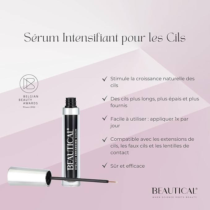 Eyelash Serum – Lash Enhancing & Conditioning Formula with Botanical Ingredients for the Appearance of Fuller, Shinier & Healthier-Looking Lashes – Nourishing Lash Care, 3ml