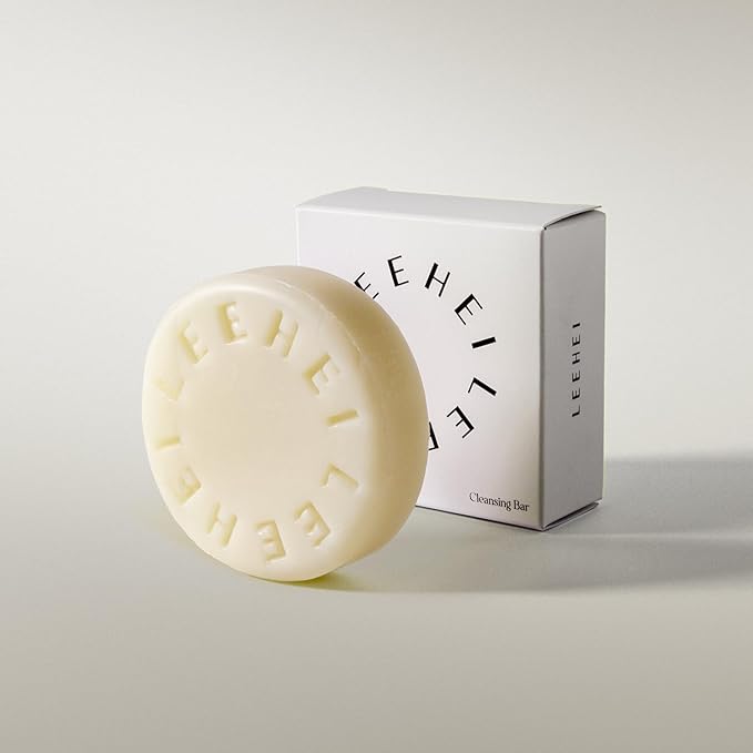 LEEHEI Cleansing Soap with Complimentary Natural Sponge Soap Stand (Fragrance Free)