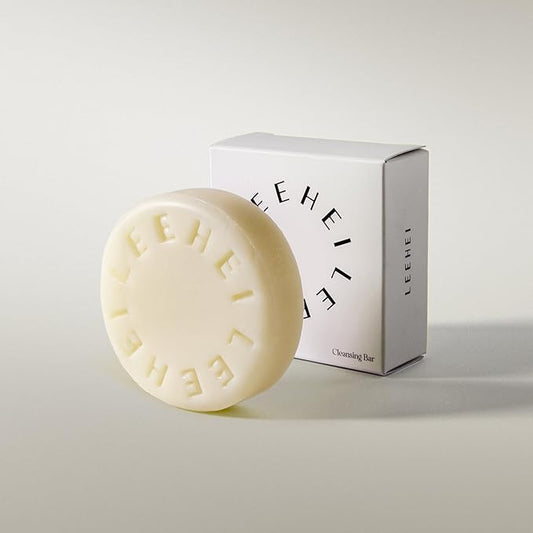 LEEHEI Cleansing Soap with Complimentary Natural Sponge Soap Stand (Fragrance Free)