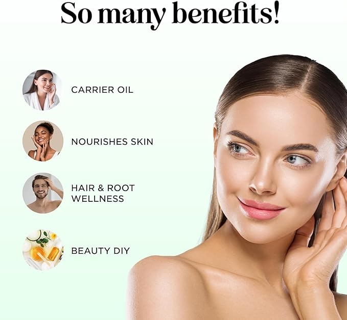 Avocado Oil For Hair and Skin - 100% Pure Avocado Oil for Skin and Nail Care plus Dry Hair Treatment and Facial Oil Moisturizer - Natural Hair Oil and Carrier Oil for Essential Oils Mixing (4 Fl Oz)