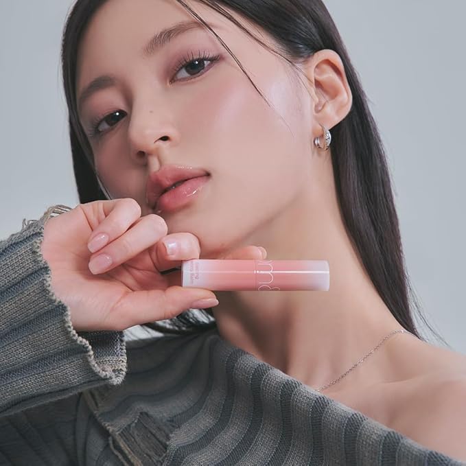 rom&nd GLASTING MELTING BALM 15 Pecan Brew | K-Beauty Hydrating Lip Balm for Plump, Crystal-Clear Shine | Vivid Nude Brown-Red Tint | Non-Sticky, Long-Lasting Moisture