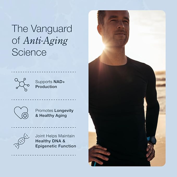 InfiniWell NMN Supplement - NAD+ Supplement Alternative with Resveratrol & Pterostilbene - Supports NAD+ Production - Anti Aging Support for Brain, Heart & Digestion (60 Capsules)