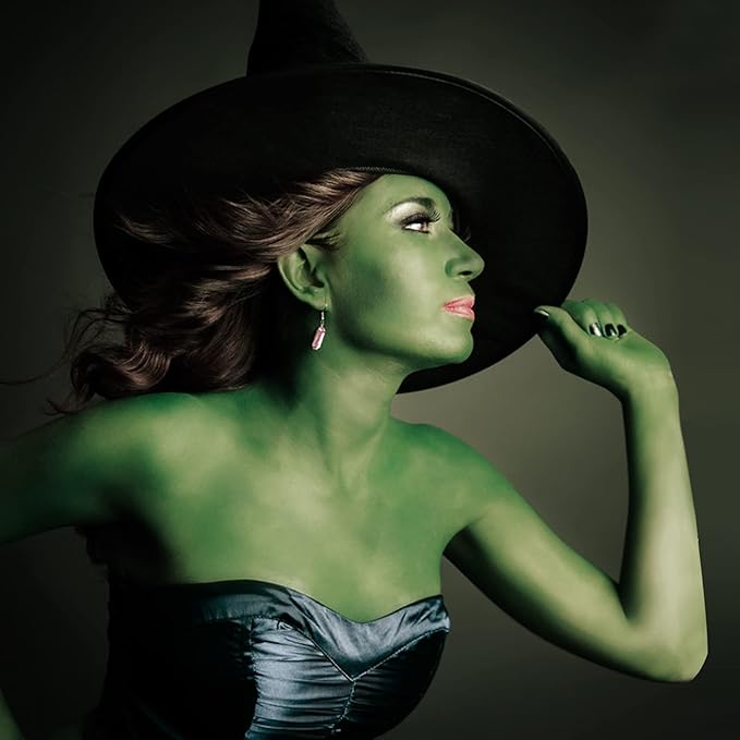 MEICOLY Light Green Face Body Paint,Christmas Stocking Stuffers,Green Face Paint for Halloween Witch Makeup Elphaba Costume,Hunting Hulk Camo Face Paint for Adults Kids,St Patricks Day Accessories