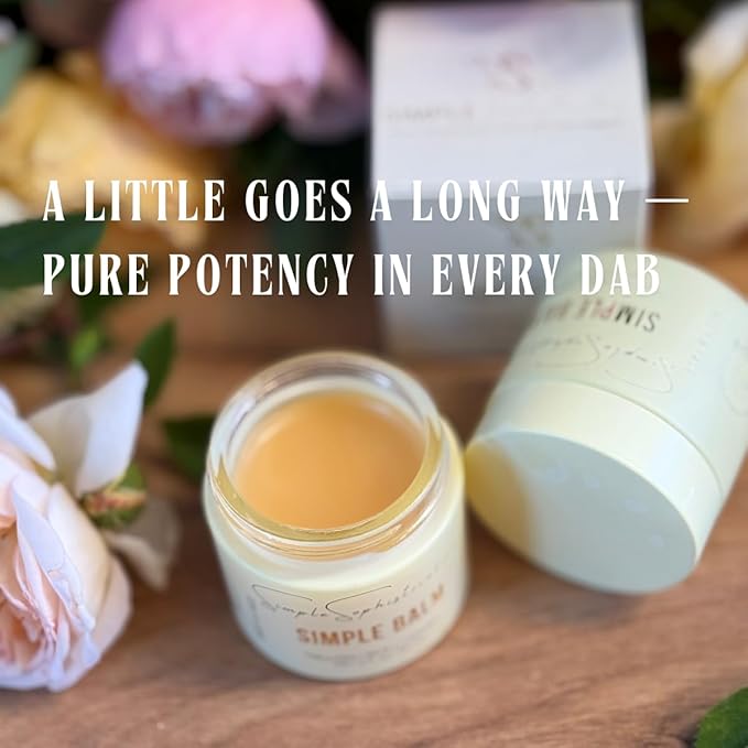 Simple Sophistication Tallow Emu Honey Balm | Nourishing Face & Body Moisturizer with Manuka Honey & Emu Oil, Non-Greasy Natural Skincare (2 oz, Simple Balm, 2 oz)