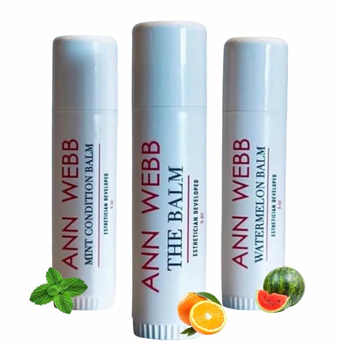 Balm Lip Moisturizer for Dry Lip Care - Organic Lip Balm for Chapped Lips - Anti-aging - UV protecting Lip Repair for Hydrating Lips Oversized - Best Balm - Original .5oz