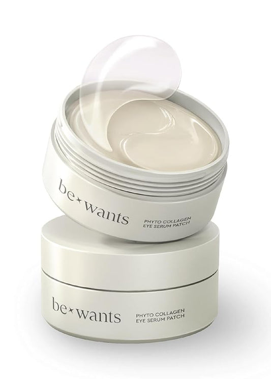 bewants Under Eye Patches for Puffy Eyes, Korean Under Eye Mask with Vegan Collagen and 71.9% Bamboo Water, Patches for Dark Circles and Cooling, 120 pieces