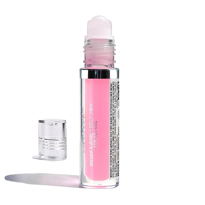 MODE Lip Glaze Flavored Lip Gloss BUBBLE GUM Yummy Flavor Roll On Sweet Wet Deliciously Nourishing Shine, Hydrating Moisturizing Natural Skin Care Fruit Oils, Made in NY USA