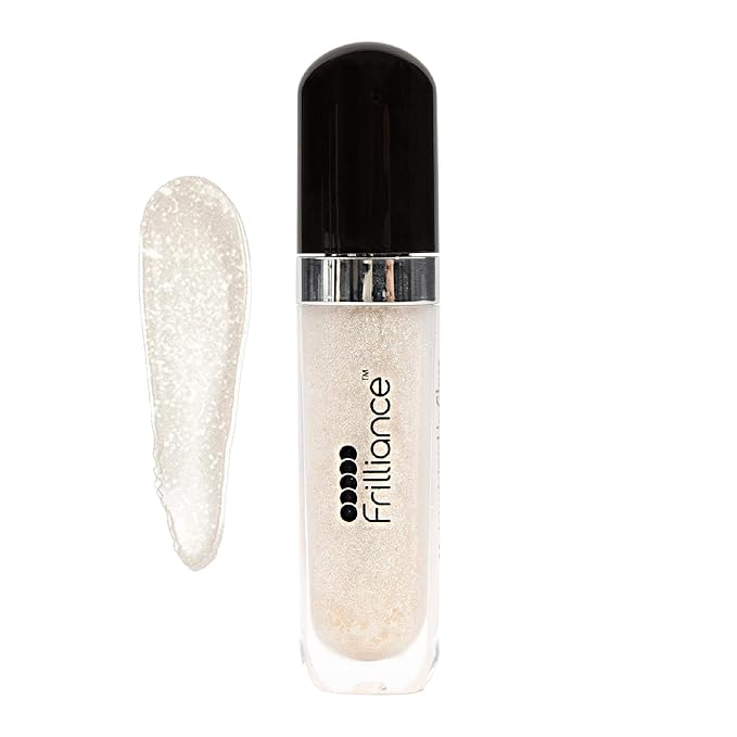 Frilliance Moisturizing Natural Lip Gloss for Teens, Cruelty Free Hypoallergenic All Skin Types, 8 ml / .28 fl oz (Pearly Y2K)