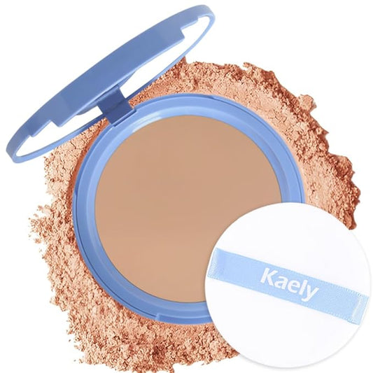 FeiCuiYun Oil Control Matte Perfection Face Powder Compact For Women, Matte Smooth Flawless Setting Powder Makeup, Polvo Compacto De Maquillaje, Waterproof Long Lasting, 0.35Oz, (245 Radiant Honey, 1)