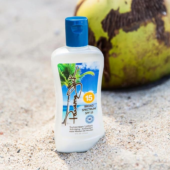 Panama Jack Golden Days Pack - Travel Sunscreen Tanning Lotion SPF 8, 15 & 30 Suntan Sun Care Pack