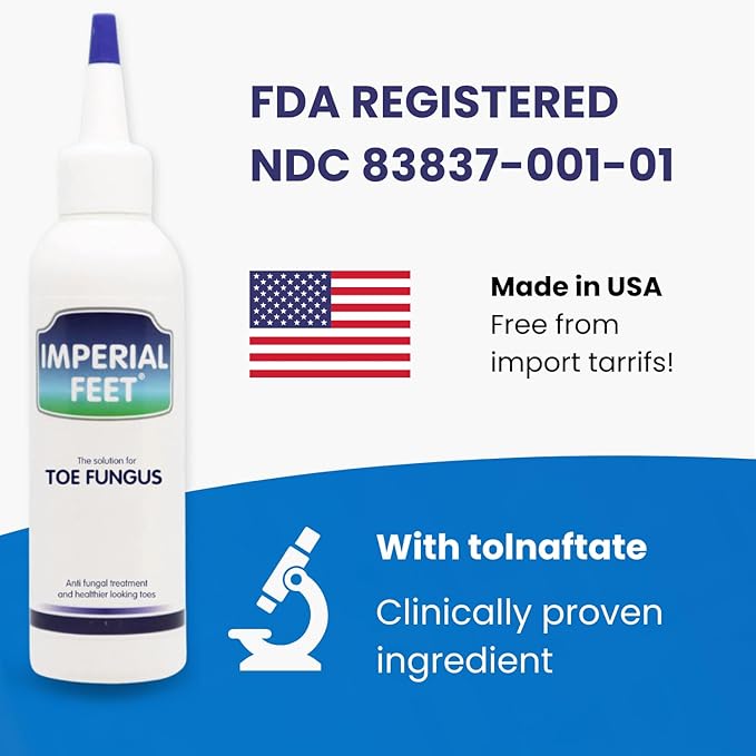 Toe & Toenail Fungus and Nail Fungus Treatment (FDA REGISTERED) - Damaged Yellow Nail Care - Extra Strength Nail Care Discolored Brittle Toenails - XL - Nail Mycosis Improved Formula (Made in USA)