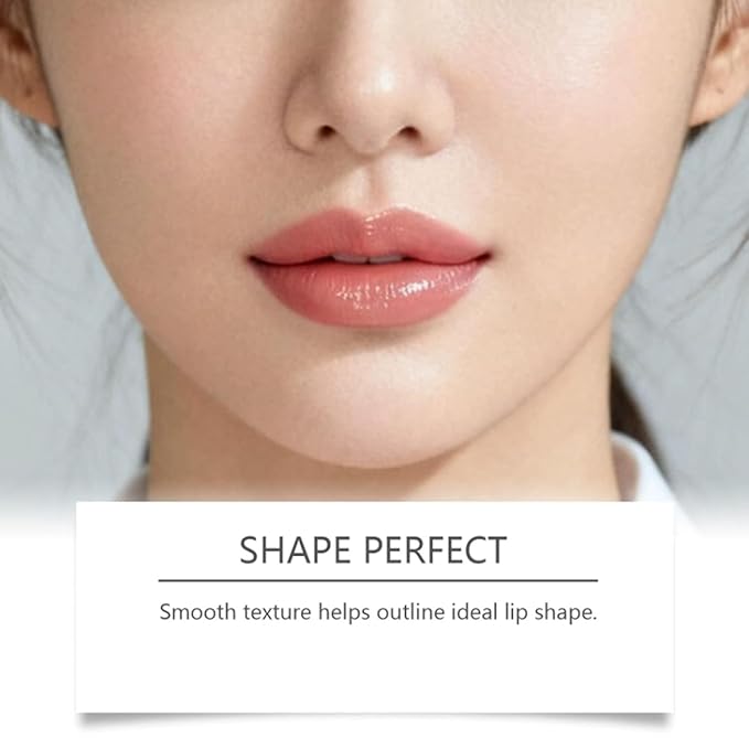 Color-Rich Lipampoules with Matching Lip Liner, Long-Lasting Moisturizing Lip Liner Oil, Moisturizing Lips Enhances Curves, Non-stick to Cup, Create a Natural Color