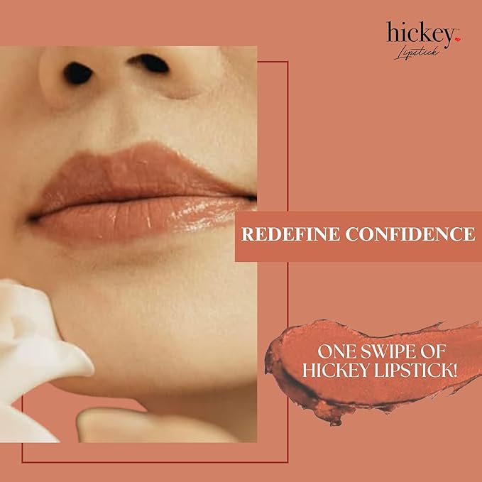 Hickey Lipstick Organic Haute Mess Terracotta & Big Trouble Berry Wine Lipstick Refill - Long Lasting Lipstick for Women, Hydrating & Moisturizing, Highly Pigmented, Gluten-Free & Vegan Lip Color