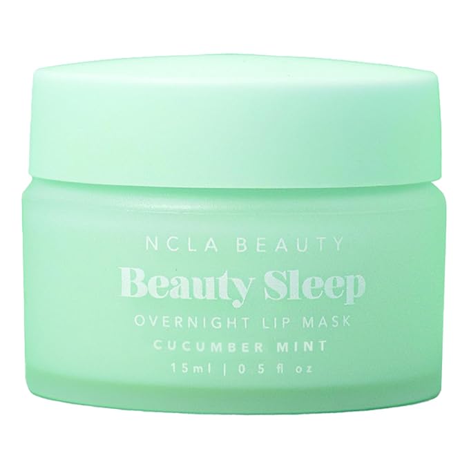 NCLA - Beauty Sleep Overnight Lip Mask | Vegan, Cruelty-Free, Clean Skincare (Cucumber Mint)