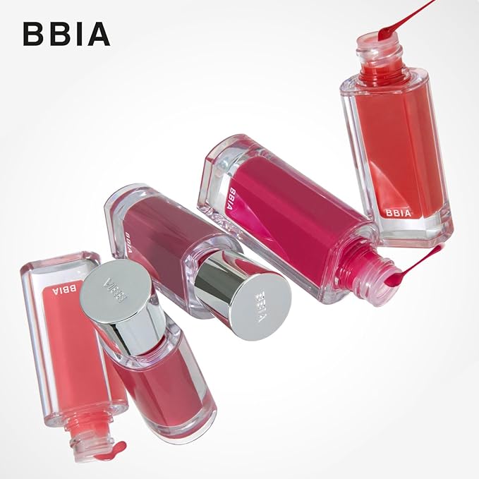 BBIA Over Glaze Lip Gloss - Plumping & Volumizing Glossy Lip Tint with High-Glow Glassy Shine Finish, Naturally Moisturizing, Non-Sticky, Lightweight, Vegan, Korean Makeup (04 CHERRY SYRUP)