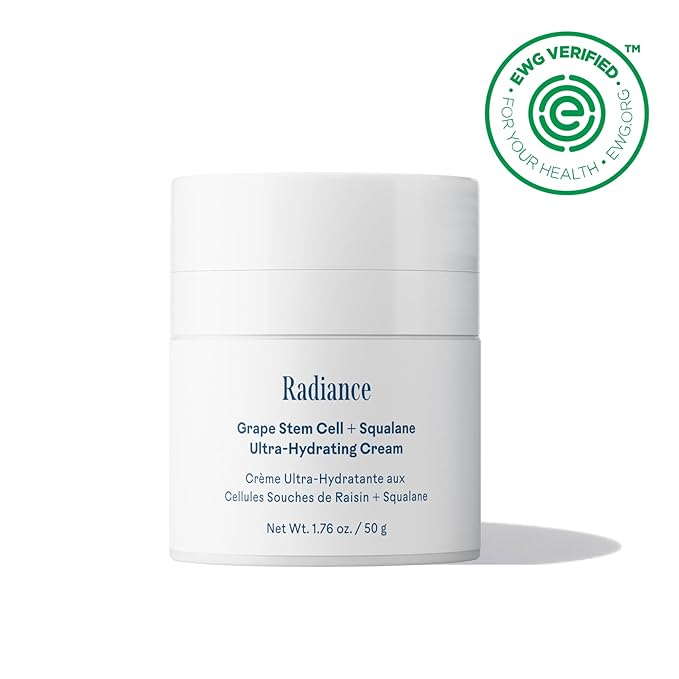 Three Ships - Radiance Grape Stem Cell + Squalane Ultra-Hydrating Cream | Hydrate, Soften, Replenish Skin | Cruelty-Free, Vegan, Paraben-Free, Sensitive Skin Safe (1.76 oz | 50 g)
