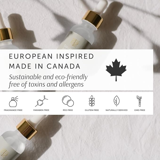 Puur Ingrid - Squalane Absolute - EWG VERIFIED, for Skin Texture, Tone, and Youthful Radiance, 30ml/1oz
