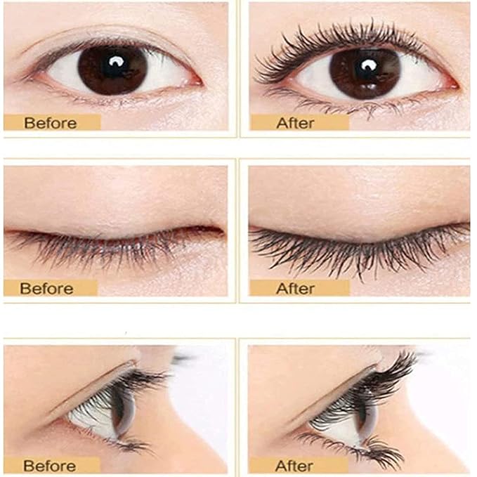 Venicare 4D Silk Fiber Lash Mascara Liquid Extension Makeup Eye Lash Kit Luxuriously Longer Thicker Voluminous Eyelashes Waterproof Smudge-proof Natural No Clumping Smudging Lasting All Day 2 Pack