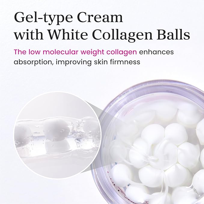 YADAH Collagen Hydra Core Cream – Barrier Repair Capsule Moisturizer with 10 Types of Hyaluronic Acids, 1000ppm Low Molecular Collagen & Ceramide, Deep Hydration for Sensitive Skin, 1.76 oz
