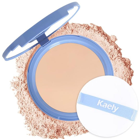 FeiCuiYun Oil Control Matte Perfection Face Powder Compact For Women, Matte Smooth Flawless Setting Powder Makeup, Polvo Compacto De Maquillaje, Waterproof Long Lasting, 0.35Oz, (130 True Beige, 1)