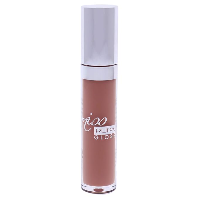 PUPA Milano Miss PUPA Milano Lip Gloss - Shiny, Smooth, Plump - Soft, Innovative Gel Texture - Glides Smoothly On Lips - For A Moisturizing And Volume Enhancing Effect - 103 Forever Nude - 0.17 OZ