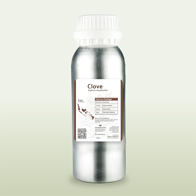 100% Pure Clove Essential Oils - Essential Oils for Diffusers Aromatherapy & Humidifiers (2Lb) | Natural Cold-Pressed