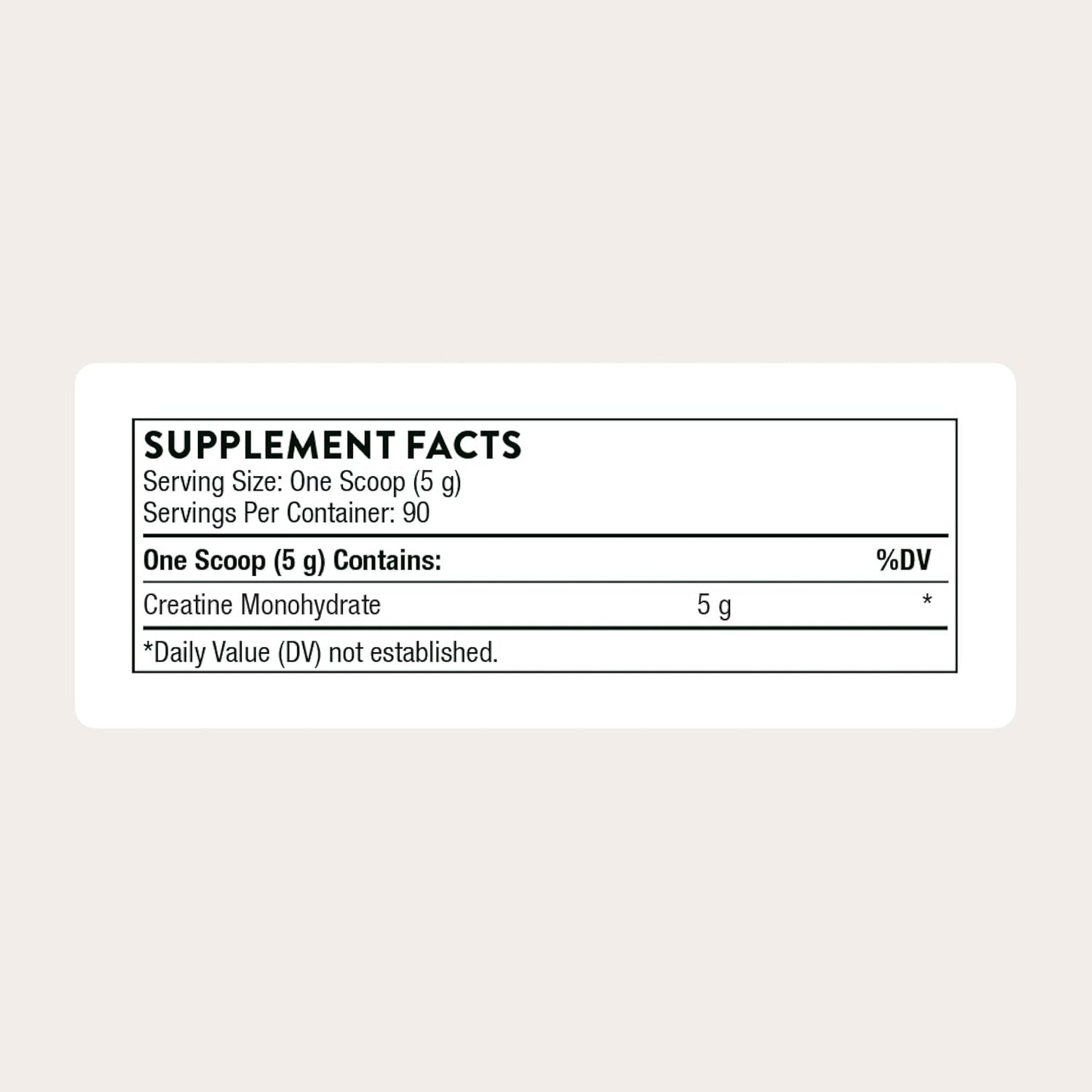 Creatine - Micronized Creatine Monohydrate Powder - Support for Muscles & Cognitive Function* - for Women & Men - Unflavored - NSF Certified for Sport - 5 G per Serving - 90 Servings