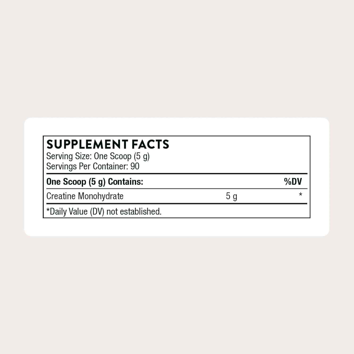 Creatine - Micronized Creatine Monohydrate Powder - Support for Muscles & Cognitive Function* - for Women & Men - Unflavored - NSF Certified for Sport - 5 G per Serving - 90 Servings