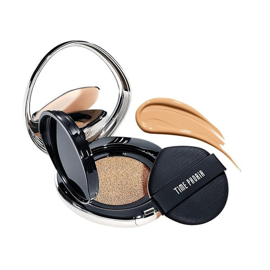 TIMELESS LUMINA MATTE PERFECTION CUSHION | Full Coverage, Weightless, Skin fit, Velvety Matte Finish, Oil-Control Waterproof Foundation, Sweatproof Flawless BB Cream CC (03W WARM FAWN)