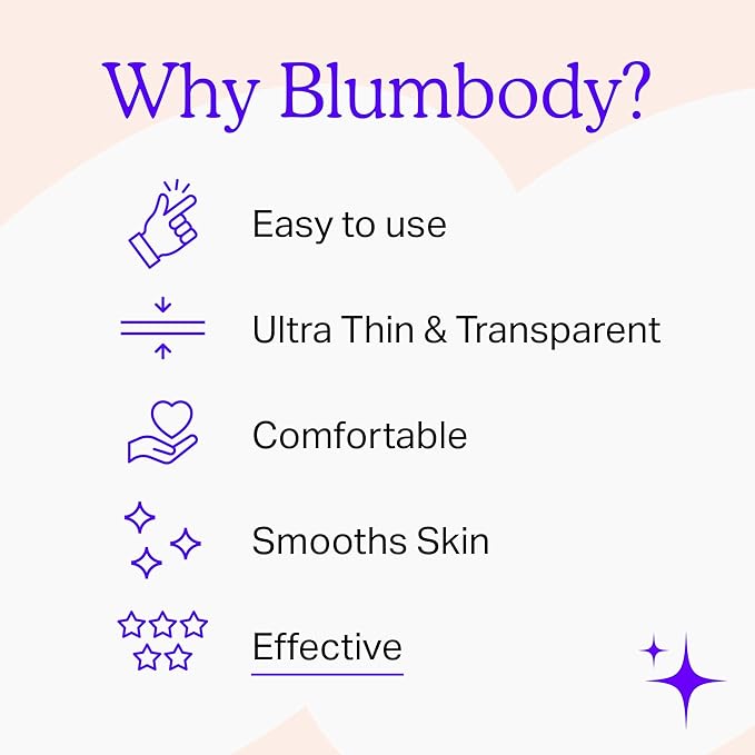 BLUMBODY Chest Wrinkle Pads – Anti-Wrinkle Silicone Patches Skin Firming, Smoothing – Reusable Overnight Chest Pads – Anti-Aging Crepe Erase Pad – Neck, Décolleté (1-Month Supply)