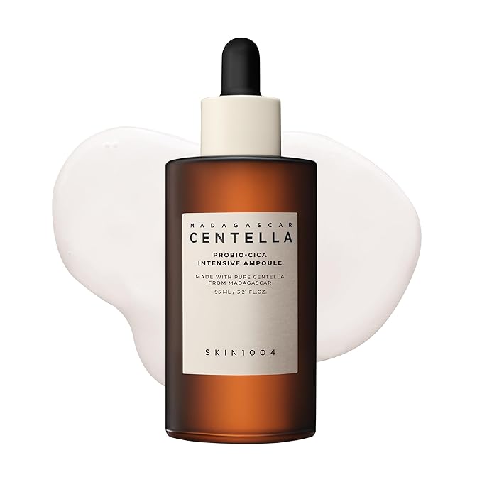 SKIN1004 Probio Cica Intensive Ampoule 3.21fl.oz, 95ml, Centella & Ceramide Face Serum for Hydration & Skin Strengthening, Korean Facial Ampoule with Madagascar Centella for Soothing Korean Skin Care