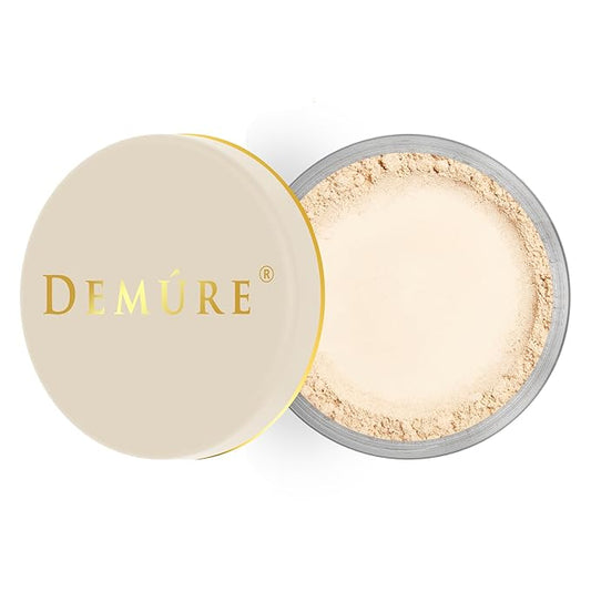 Demure Natural Makeup - Light Warm Foundation, Concealer, Pure Crushed Minerals, Loose Face Powder