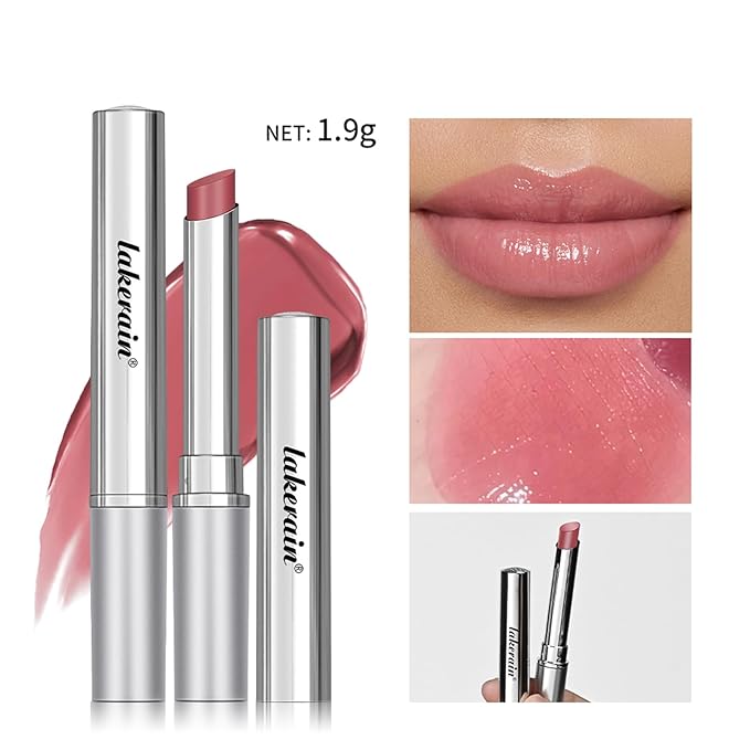 2Pcs Black & Pink Honey Lipstick Tinted Lip Balm – Moisturizing Sheer Lip with Natural Shine, Hydrating & Lightweight Lip Tint, Long-Lasting Dark Cherry Tinted Balm Lip Stain (Black & Pink, 2)