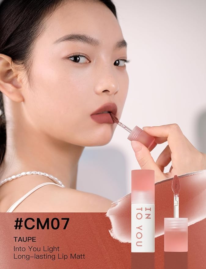 INTO YOU Matte Lipstick (CM07), Long Lasting, Moisturizing, Cloudy Lip Mud, Lipstick for Women