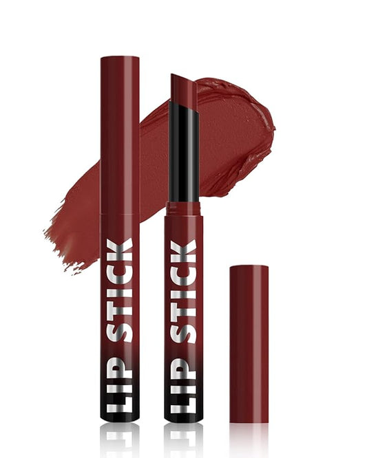 Matte Lipstick, Velvet Taupe Red Lip Stick Crayon Pencil, Waterproof Long Wear Lipstick 24 Hour High Pigmented, Smudge-proof Non-stick Hydrating Natural Lipgloss Christmas Makeup gift for Women-07