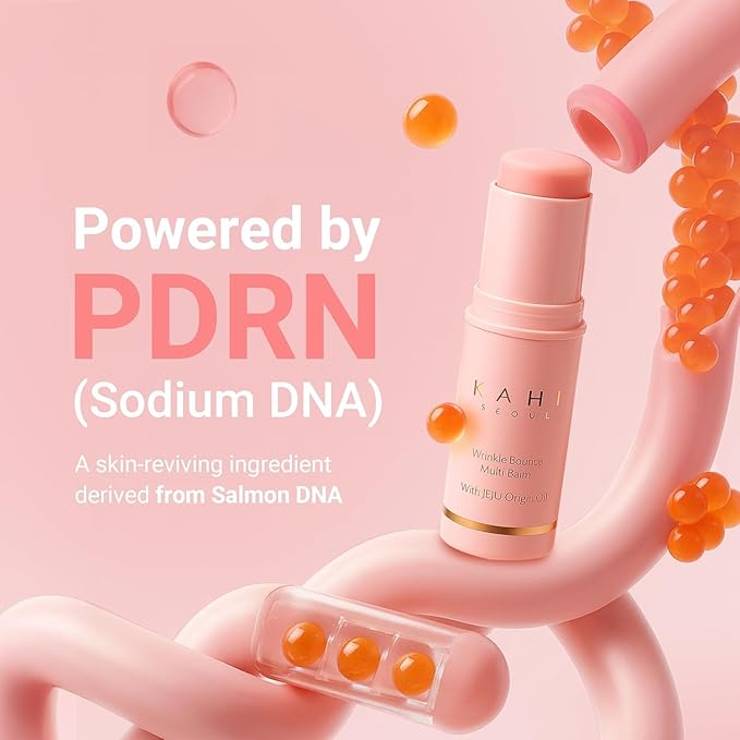 KAHI SOUND OF SEOUL SEOUL Facial Balm With Jeju Origin Oil & Collagen, Hydrate & Manage Wrinkles Around Your Face, Made In Korea, 9g (K Multi Balm)