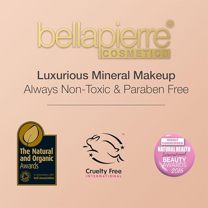 Bellapierre BB Cream SPF 20 – Mineral Sunscreen & Liquid Foundation, Lightweight Face Moisturizer with Buildable Coverage, Matte Finish, Non-Toxic, Paraben-Free, Cruelty-Free – 1.7 oz - Dark