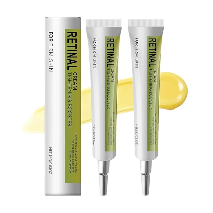 Soelegant Retinal Shot Tightening Booster for Firming Face & Eye Area, Dual Pack 15g Each, Wrinkle & Fine Line Care, Deep Hydration Cream with Retinaldehyde & Glycerin, Lightweight Non-Greasy Texture