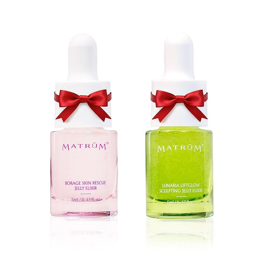 Mini Face Serum Duo | Travel-Size Set – 2 x Mini Serums for Soothing, Barrier Repair, Firming & Brightening | For All Skin Types