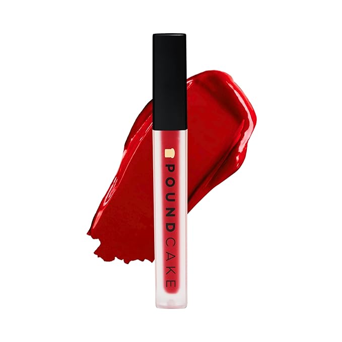 Pound Cake Cake Batter Liquid Lipstick – Long-Lasting, Semi-Matte Liquid Lipstick – Hydrating, High-Pigment Lip Stain with Avocado Oil – Shades for All Skin Tones – 0.13 oz, (Strawberry)